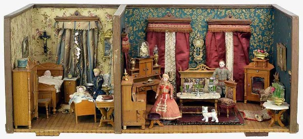 Antike Puppenstube Sammlung Ursula Luhr