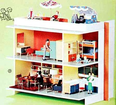 Puppenhaus 70er Jahre