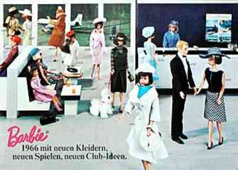 Modepuppe Barbie 1966